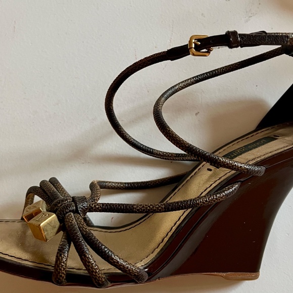 Louis Vuitton Wedge Sandals - Picture 5 of 6